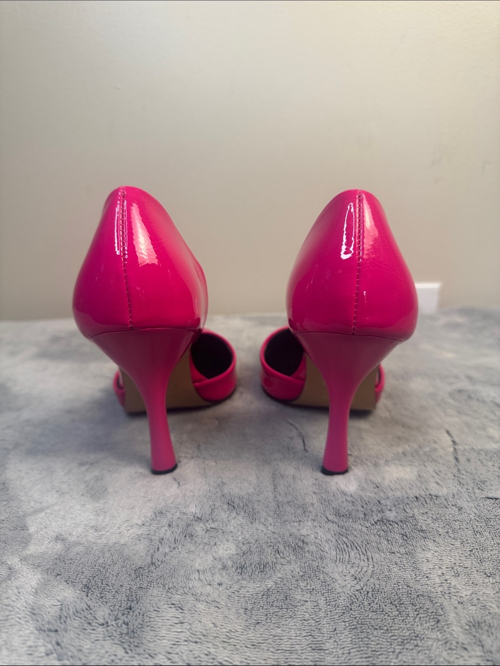 Mix No. 6 Dawnira Hot Pink Patent Leather Pumps - Size 6.5 - Picture 5 of 10
